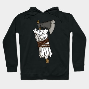 Fasces, axe and bones. Hoodie